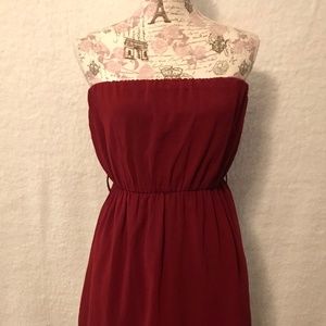 Papaya strapless dress